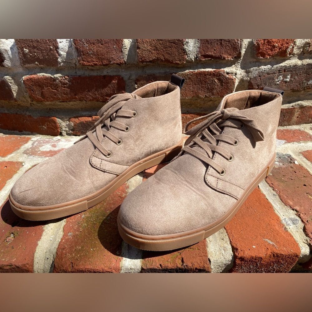 Porter & Ash London Caliber Micro-suede upper lace up sneaker Boots Size 12